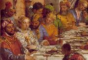 VERONESE (Paolo Caliari) The Marriage at Cana (detail) jh Sweden oil painting reproduction
